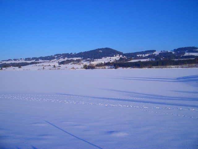 zugefrorener Rottachsee